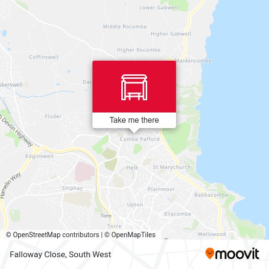 Falloway Close map