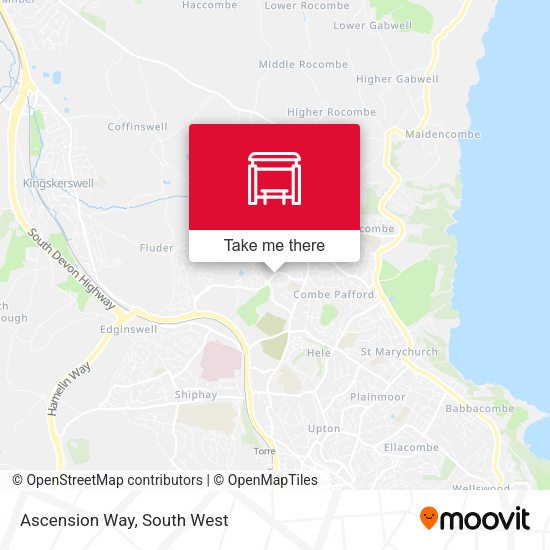 Ascension Way map