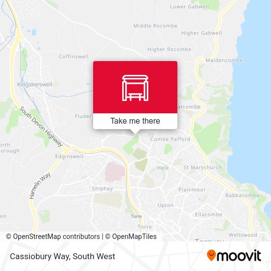 Cassiobury Way map