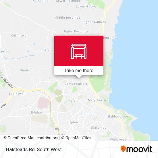 Halsteads Rd map