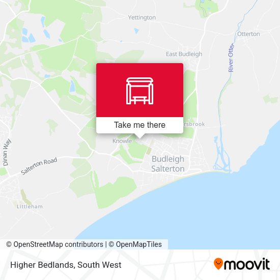 Higher Bedlands map