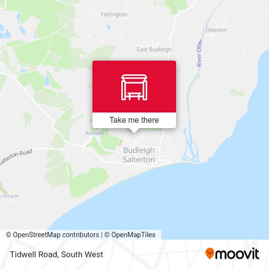 Tidwell Road map