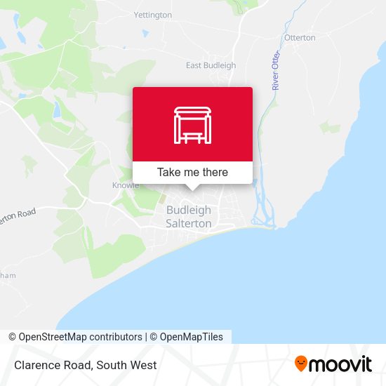 Clarence Road map