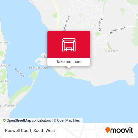 Roswell Court map