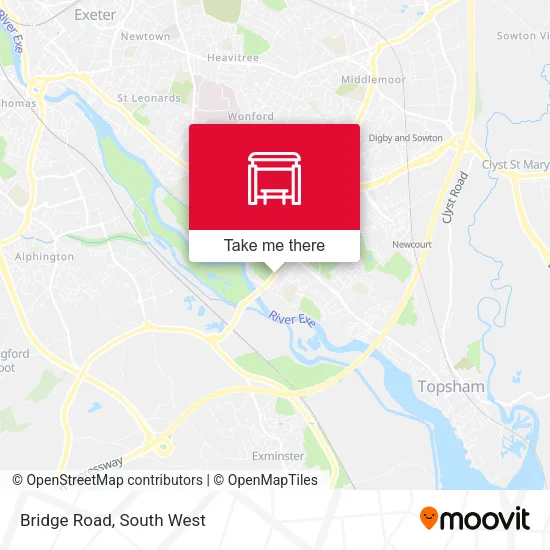 Bridge Road map