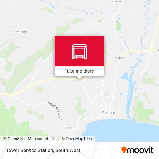 Tower Service Station map