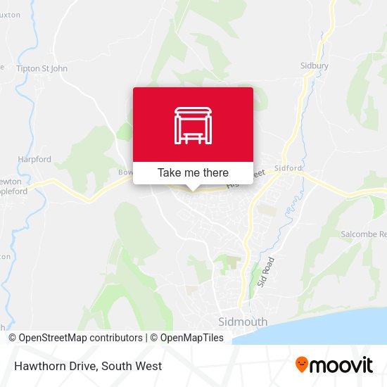 Hawthorn Drive map