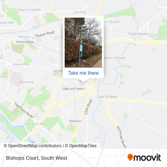 Bishops Court map