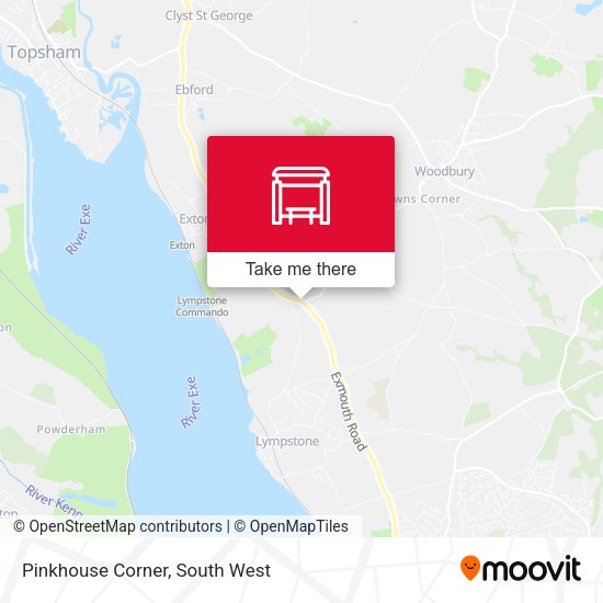 Pinkhouse Corner map