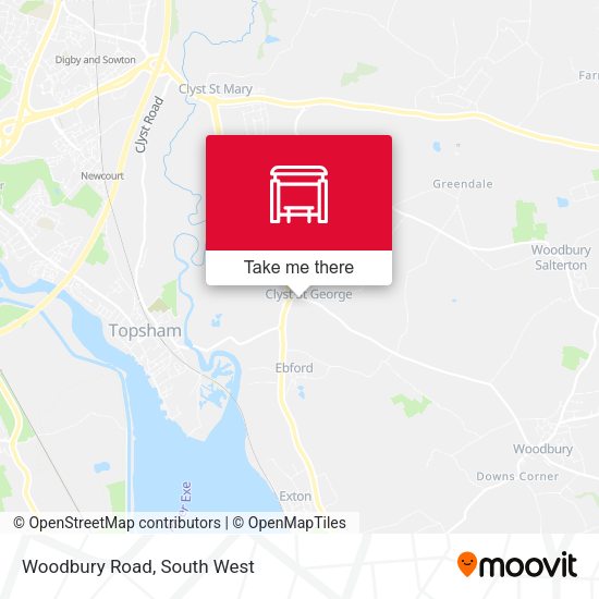 Woodbury Road map