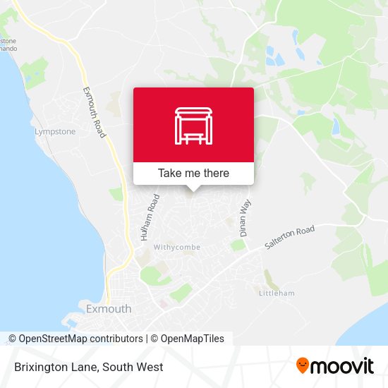 Brixington Lane map