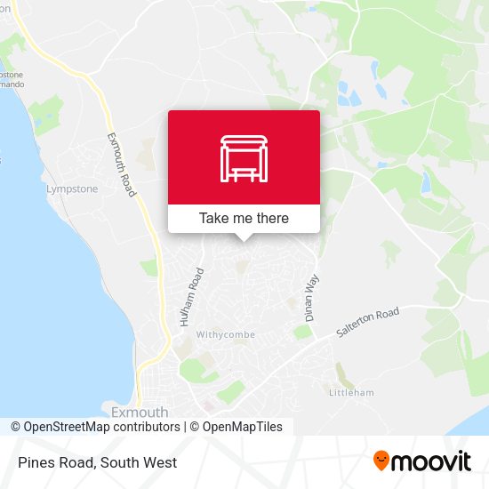 Pines Road map