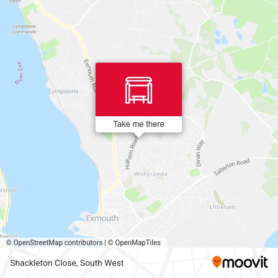 Shackleton Close map