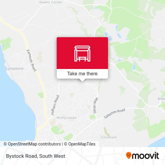 Bystock Road map