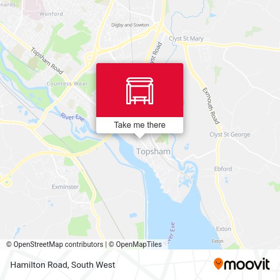 Hamilton Road map