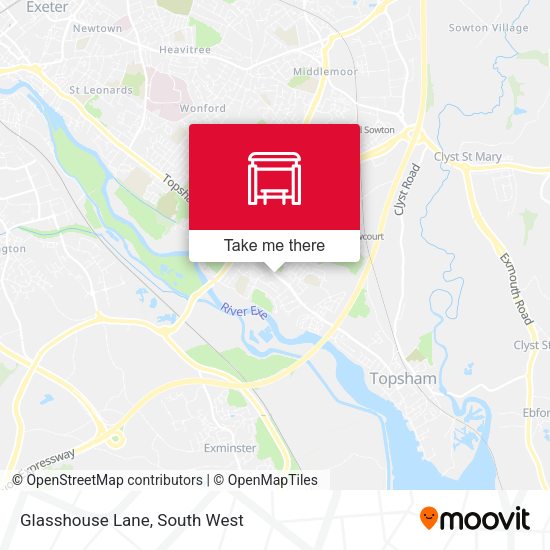 Glasshouse Lane map