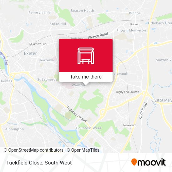 Tuckfield Close map