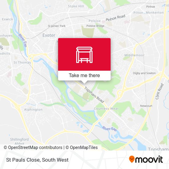 St Pauls Close map