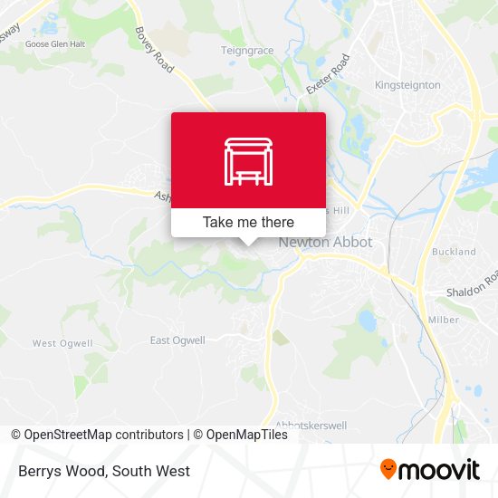 Berrys Wood map