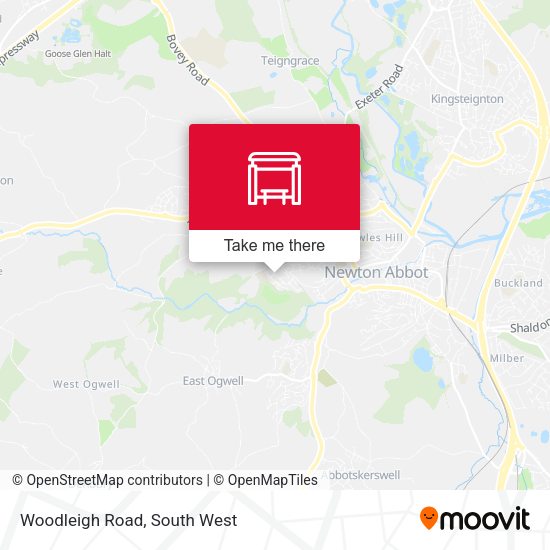 Woodleigh Road map