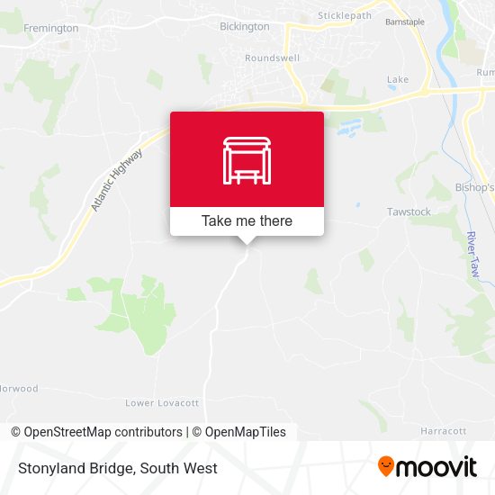Stonyland Bridge map