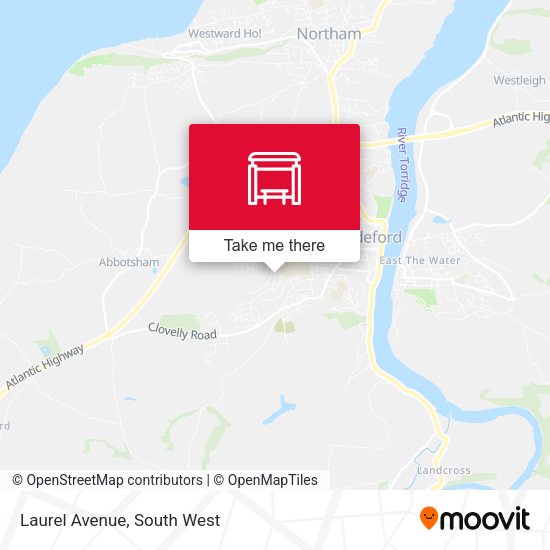 Laurel Avenue map