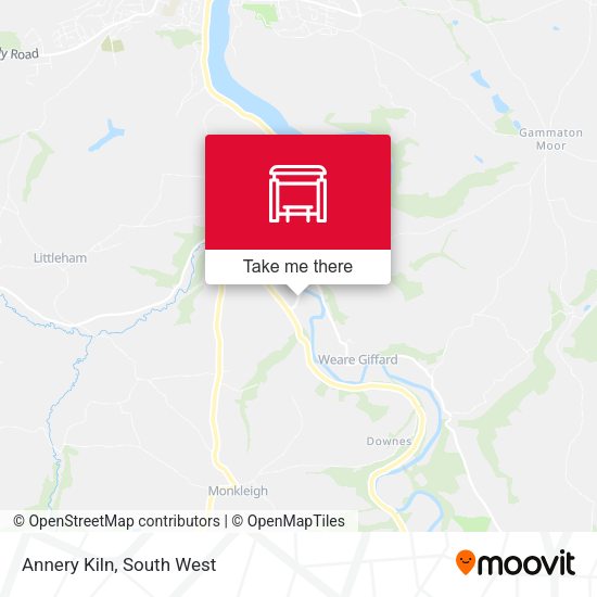 Annery Kiln map