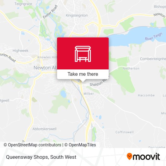 Queensway Shops map