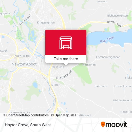 Haytor Grove map