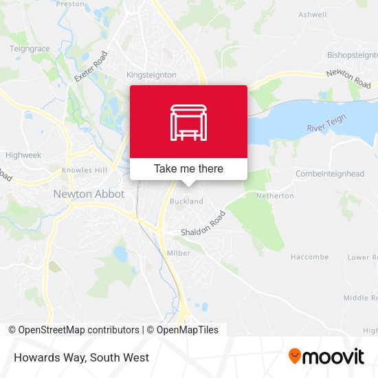 Howards Way map