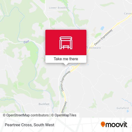Peartree Cross map