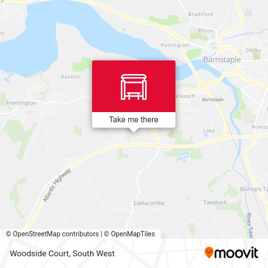Woodside Court map