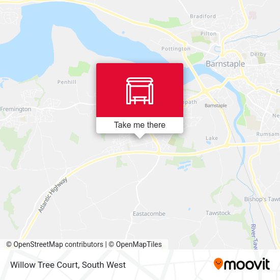 Willow Tree Court map