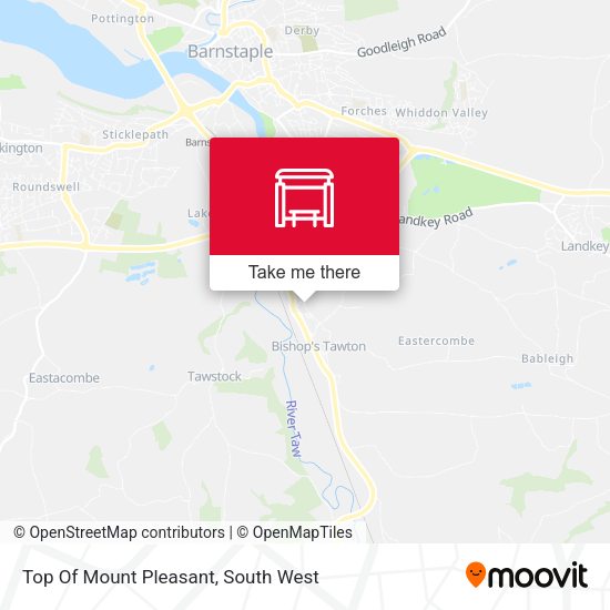 Top Of Mount Pleasant map