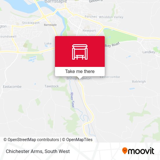 Chichester Arms map