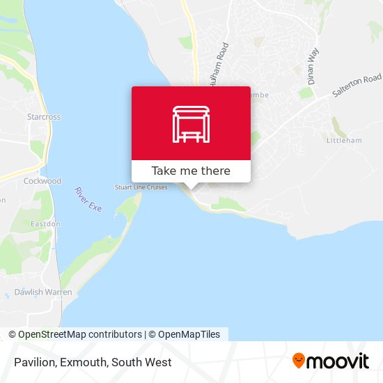 Pavilion, Exmouth map