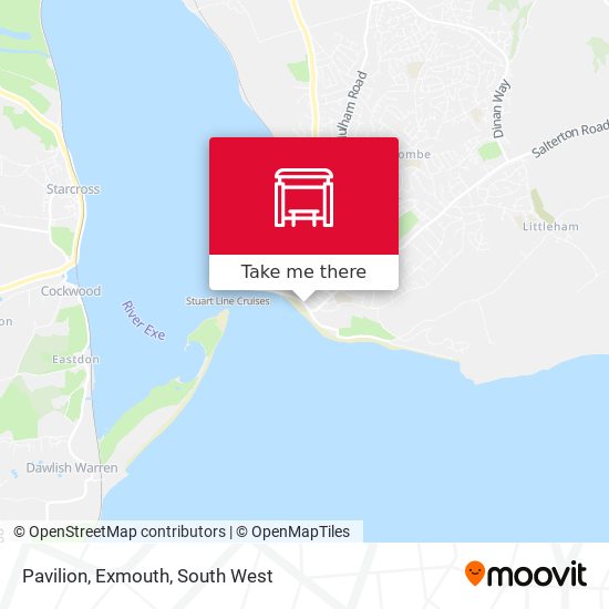 Pavilion, Exmouth map