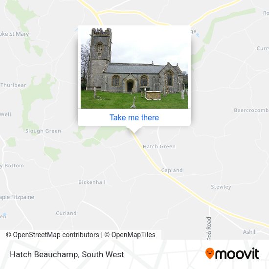 Hatch Beauchamp map