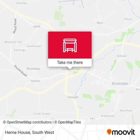 Herne House map