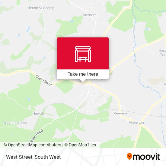 West Street map