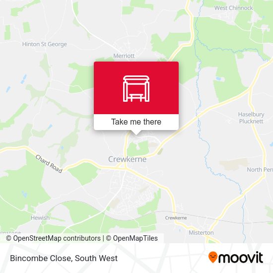 Bincombe Close map