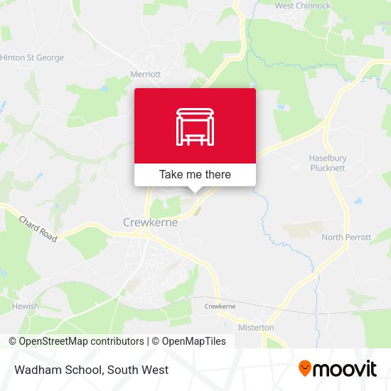Wadham School map