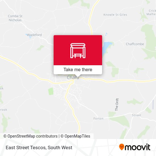 East Street Tescos map