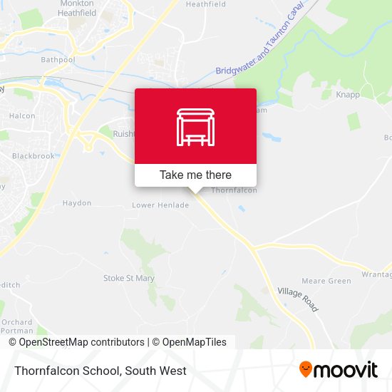 Thornfalcon School map