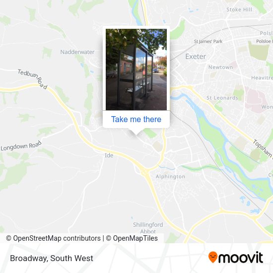 Broadway map