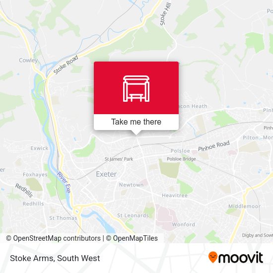 Stoke Arms map