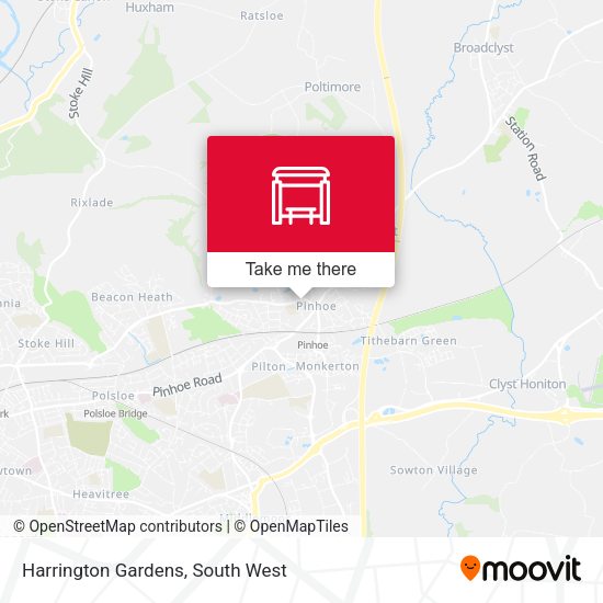 Harrington Gardens map