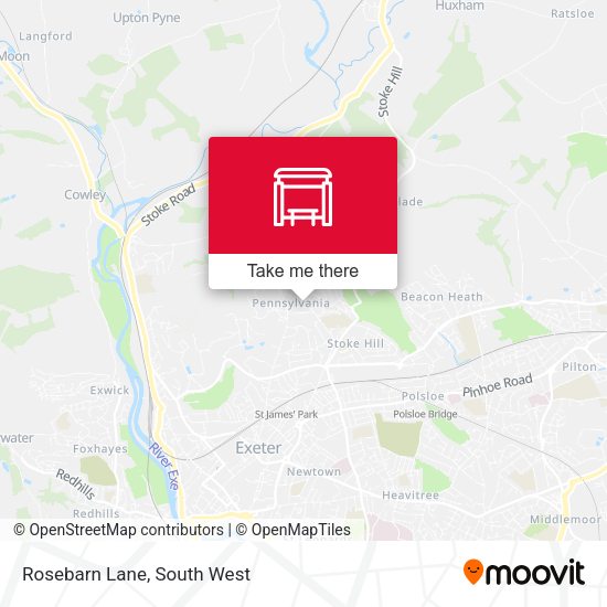 Rosebarn Lane map