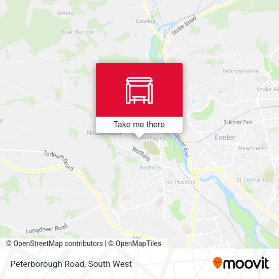 Peterborough Road map