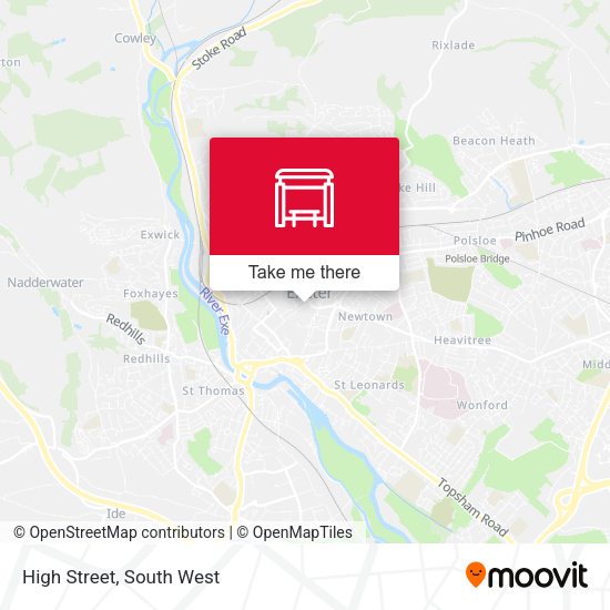High Street map